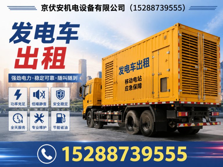 潍坊发电车出租展示图
